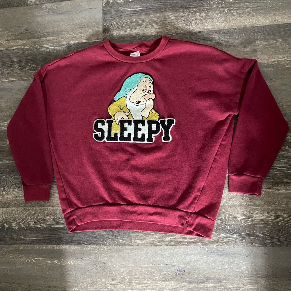 Disney embroidery sweatshirt